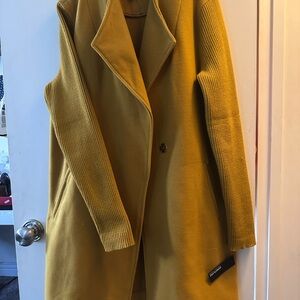 Kenneth Cole Reaction Mustard Trench Coat